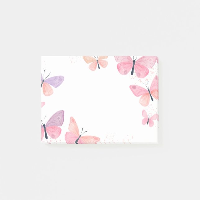 Butterflies Post it Notes (Front)