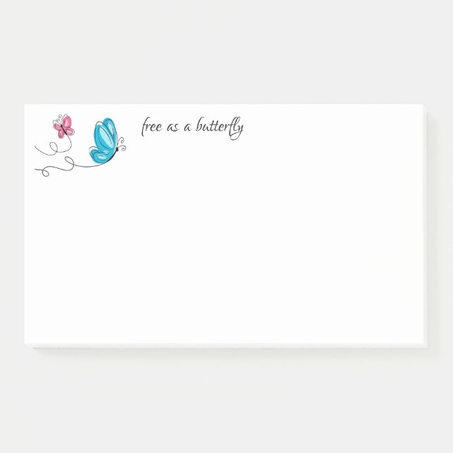 Butterflies Post it Notes (Front)
