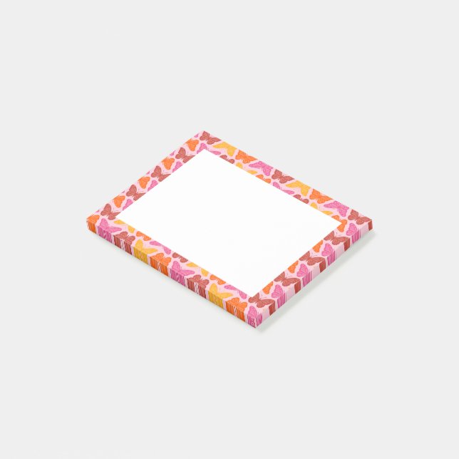 Butterflies Post-it Notes (Angled)
