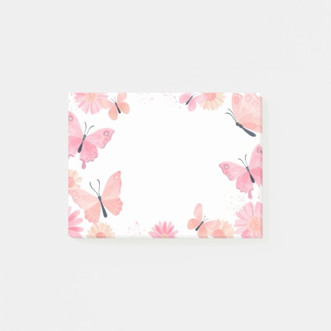 Butterflies Post it Notes (Front)