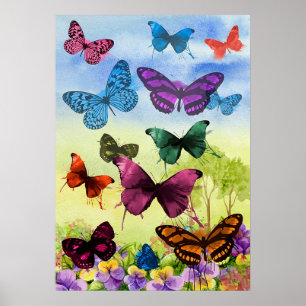 Butterflies Poster