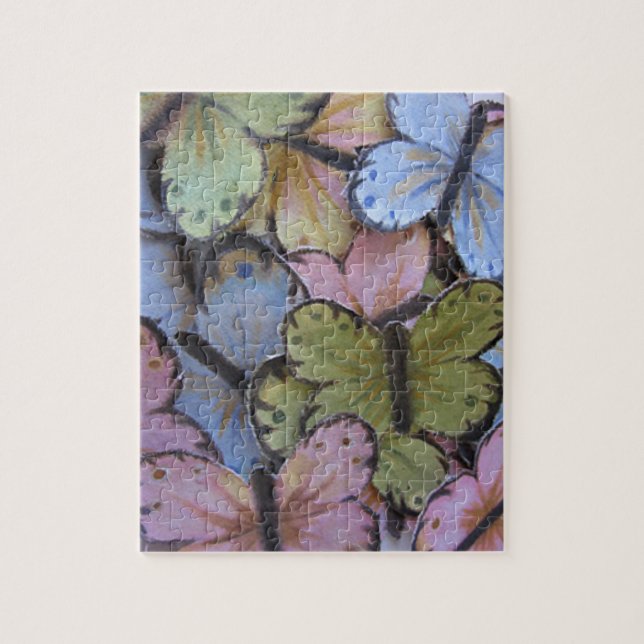 Butterflies Puzzle with Gift Box (Vertical)