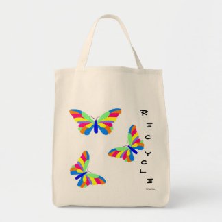 Butterflies Recycle Grocery Bag