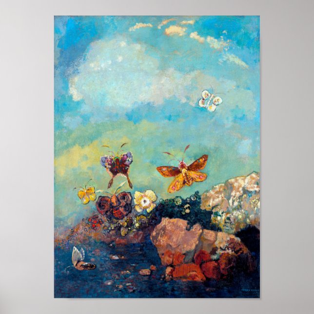Butterflies, Redon Poster (Front)