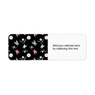 Butterflies Return Address Label