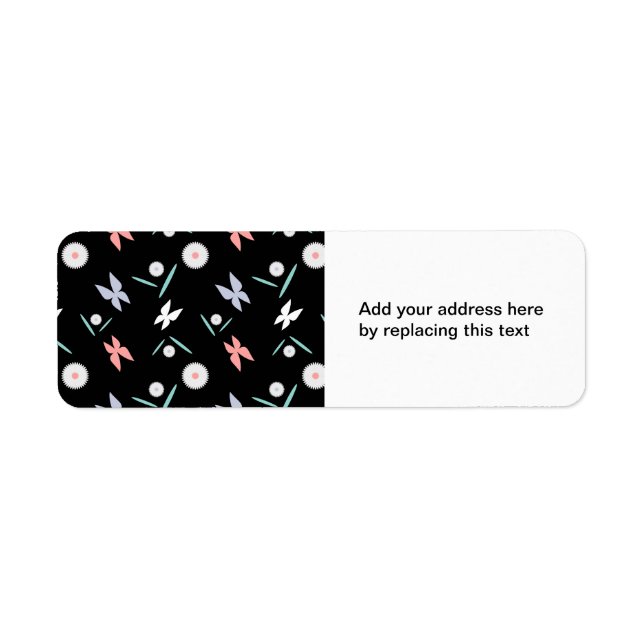 Butterflies Return Address Label (Front)