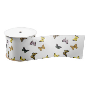 Butterflies Satin Ribbon