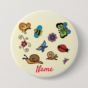 Butterflies Snails Insects Thunder_Cove 7.5 Cm Round Badge