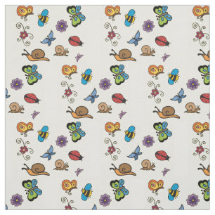 Butterflies Snails Insects Thunder_Cove Fabric