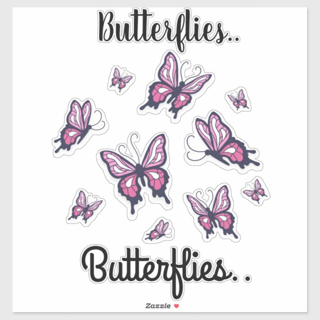 Butterflies Sticker (Sheet)