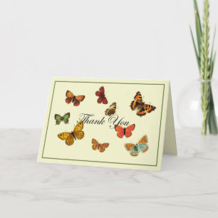 Butterflies Thank You Card