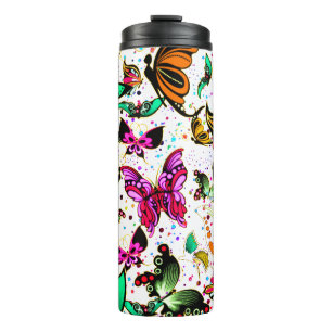 Butterflies Thermal Tumbler