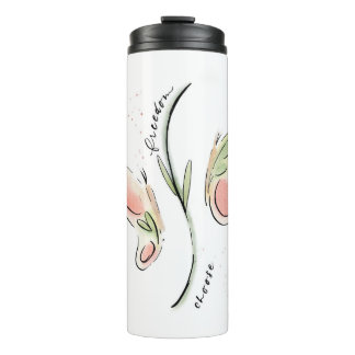 Butterflies Thermal Tumbler | Choose Freedom Quote