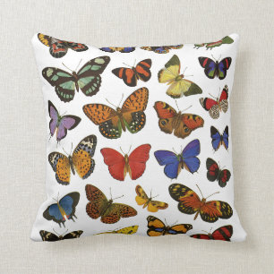 Butterflies Throw Pillow