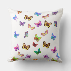 Butterflies Throw Pillow