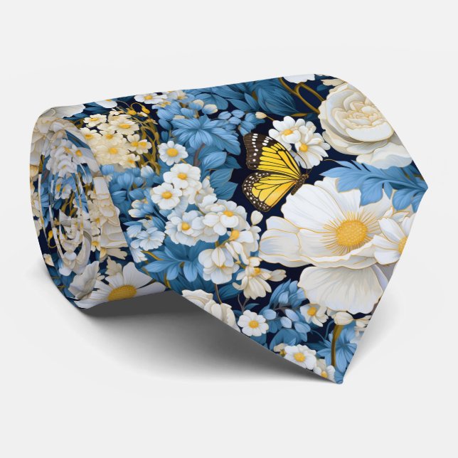 Butterflies Tie (Rolled)
