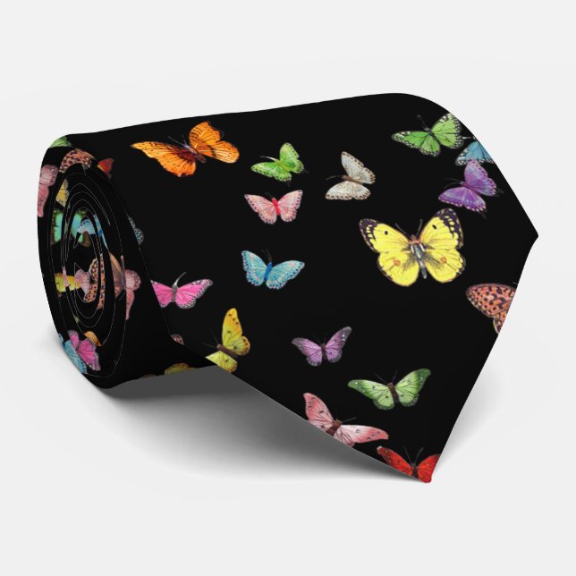 Butterflies Tie (Rolled)