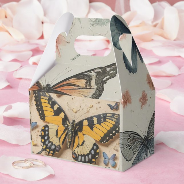 Butterflies transformation Favour Box (Wedding)