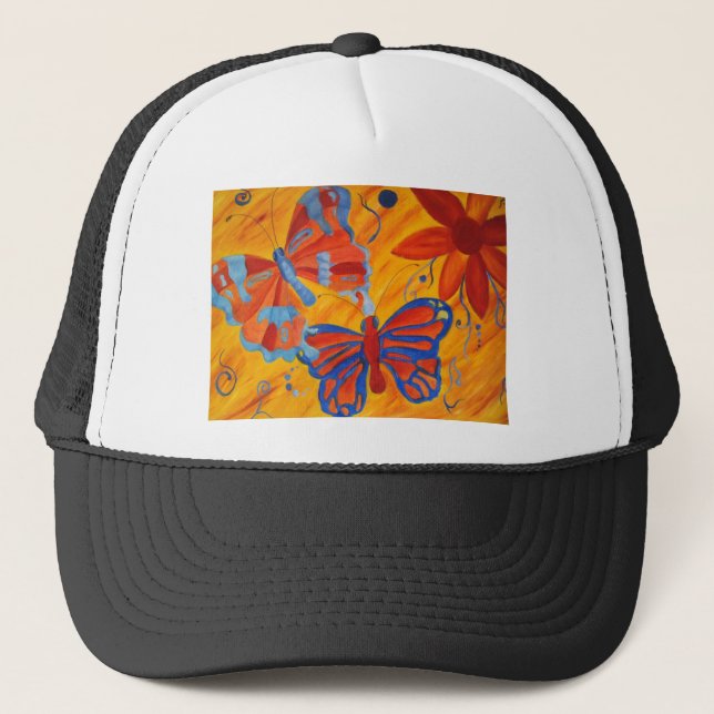 Butterflies Trucker Hat (Front)