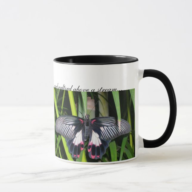 butterflies, Two butterflies went ou... Mug (Right)