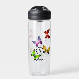 Butterflies water bottle