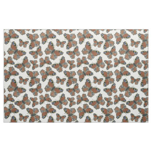 Butterflies watercolor pattern fabric