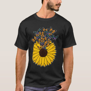 Butterflies with Sunflower T-Shirt