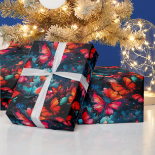 Butterflies Wrapping Paper