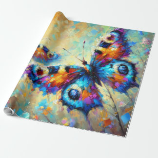 Butterflies wrapping paper