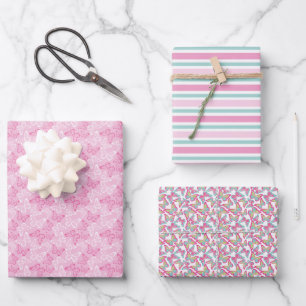 Butterflies Wrapping Paper Sheet