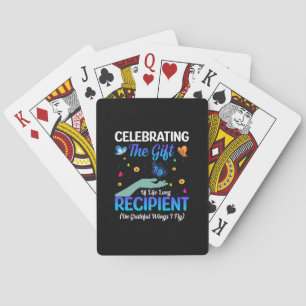 Butterflly Gift Celebrating The Gift Butterfly Playing Cards