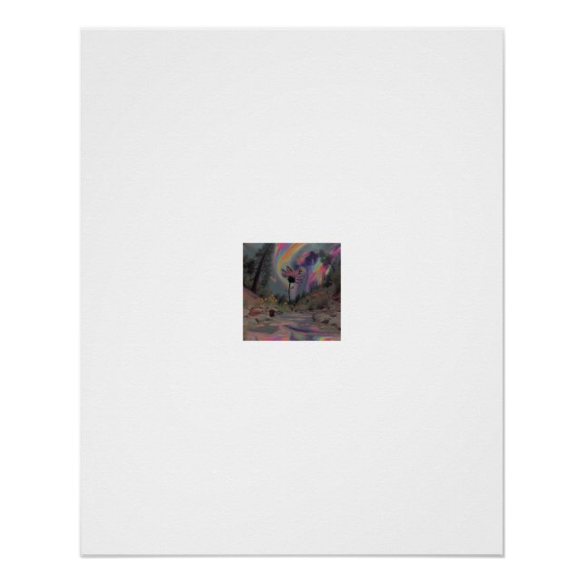 ButterFlower Rainbow Forest Stream Poster (Front)