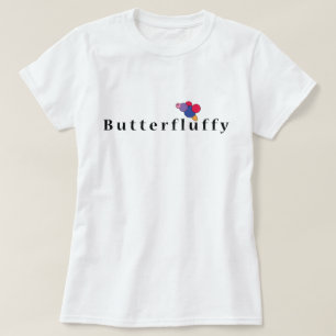 Butterfluffy: Cute food loving bird t-shirt
