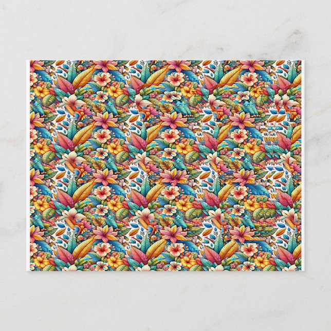 Butterfly 1 Stereogram Magic Eye - No Envelope Postcard (Front)