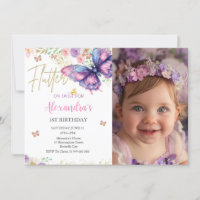 Butterfly 1st 2nd 3rd 4th 5th 6th Photo Birthday