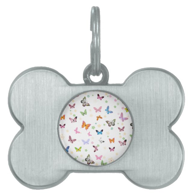 Butterfly 2 pet ID tag (Front)