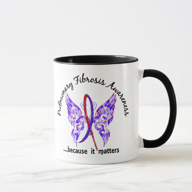 Butterfly 6.1 Pulmonary Fibrosis Mug (Right)