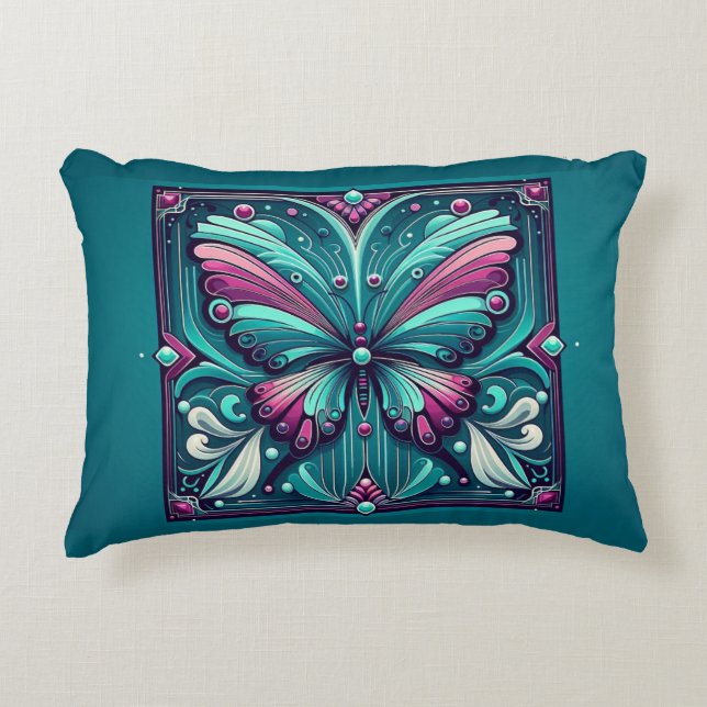 Butterfly 8 decorative cushion (Front)