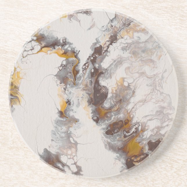 Butterfly - abstract acryl coaster (Front)