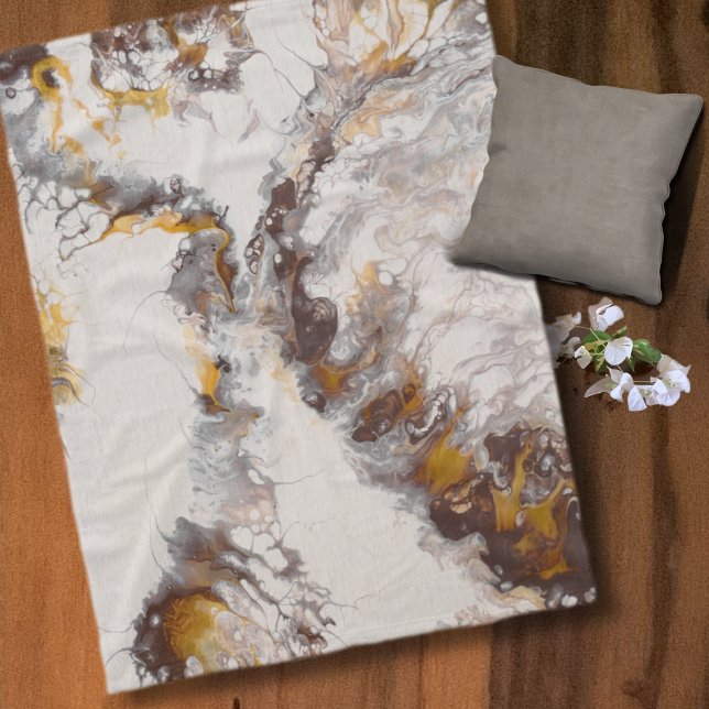 Butterfly - abstract acryl fleece blanket (Creator Uploaded)