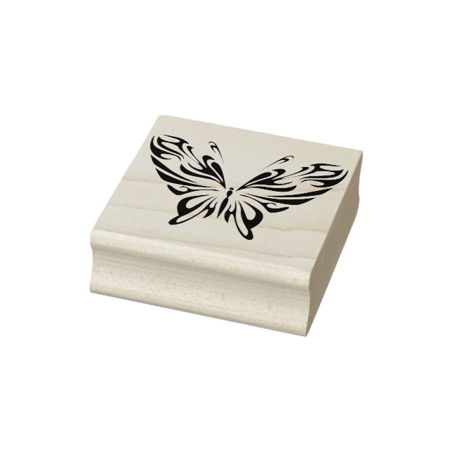 butterfly abstract art stamp (Stamp)