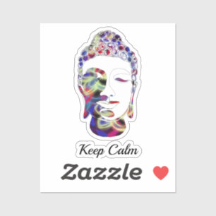 Butterfly abstract on hand drawn buddha silhouette