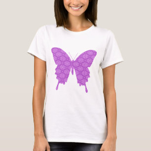 Butterfly, abstract pattern, lavender and purple T-Shirt