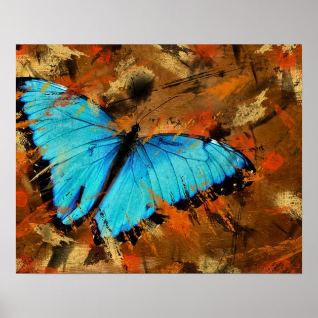 Butterfly Abstract Poster (Front)