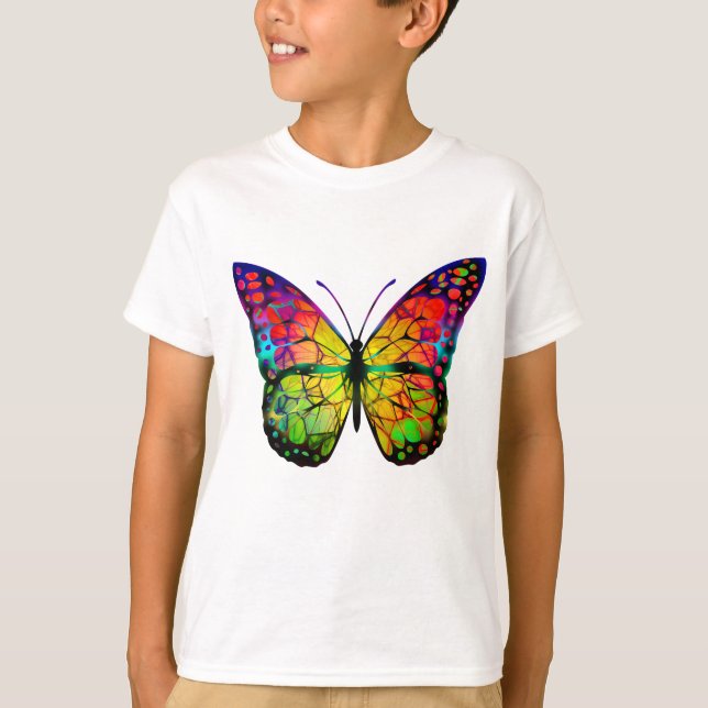 BUTTERFLY ABSTRACT T-Shirt (Front)