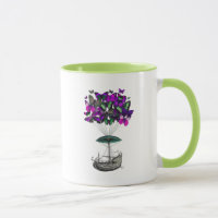 Butterfly Airship 2 Purple and Green