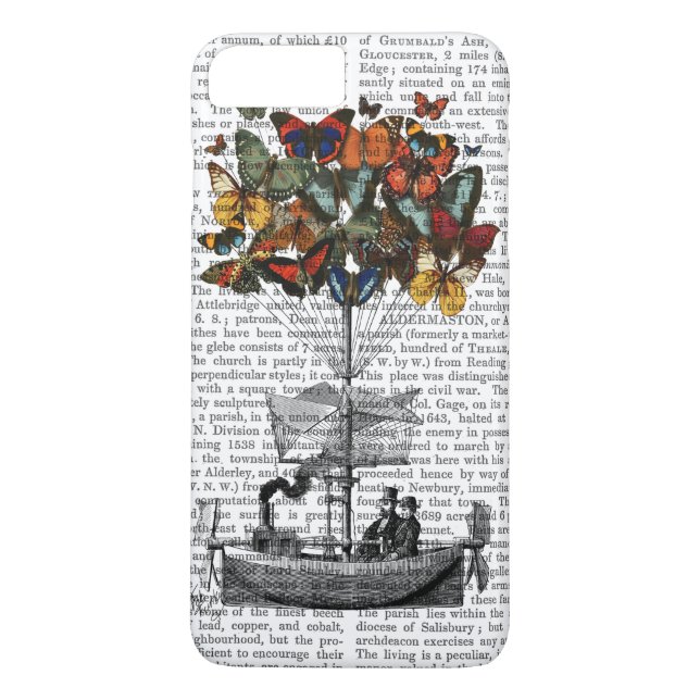 Butterfly Airship Case-Mate iPhone Case (Back)