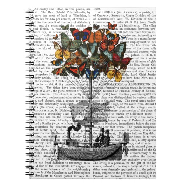 Butterfly Airship Notebook (Front)