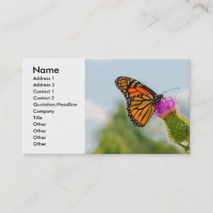 Butterfly - All hail the monarch Business Card