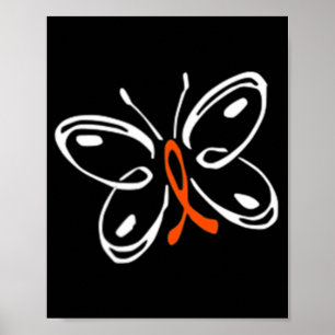 Butterfly Aml Leukaemia Awareness Poster